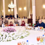 President Asif Ali Zardari addressing the Iftar-Dinner hosted by him for children from different orphanages of the country on the occasion of Orphans Day in the Islamic World, at Aiwan-e-Sadr