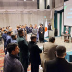 Ambassador of Pakistan to Japan, Raza Bashir Tarar addressing an Iftar-cum-dinner reception hosted at the Chancery to mark Pakistan National Day