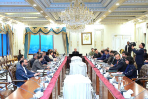 Prime Minister Muhammad Shehbaz Sharif chairs an important meeting regarding reforms in the federal board of Revenue in connection with the Economic Recovery Agenda of the government