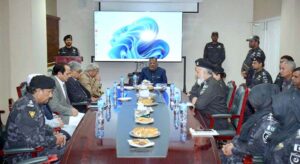 Federal Tax Ombudsman, Dr. Asif Mehmood Jah addressing a meeting at Customs House