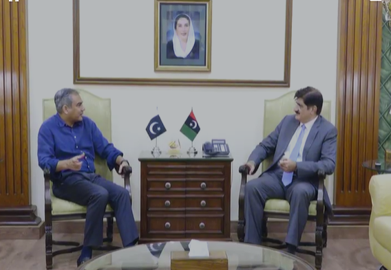 Mohsin Naqvi calls on Sindh CM