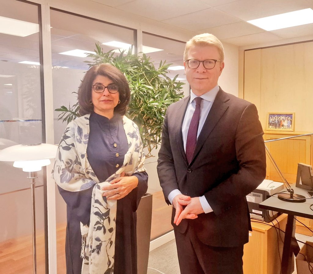 Pakistan, Danish envoys to EU discuss issues of mutual interest