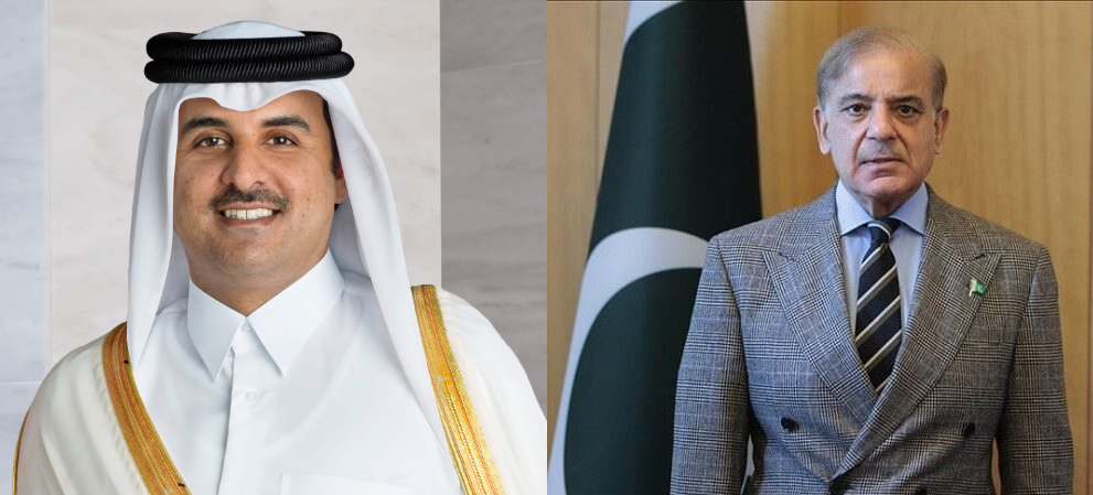 Amir of Qatar congratulates PM Shehbaz on his election