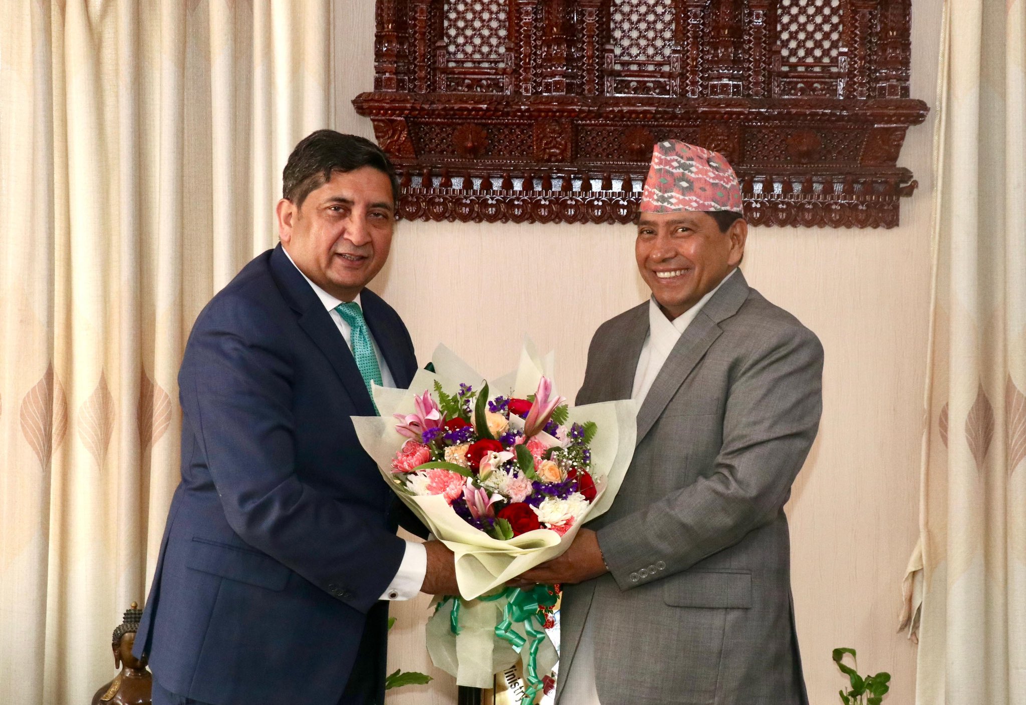 Pakistan envoy, Nepalese FM discuss bilateral ties, cooperation
