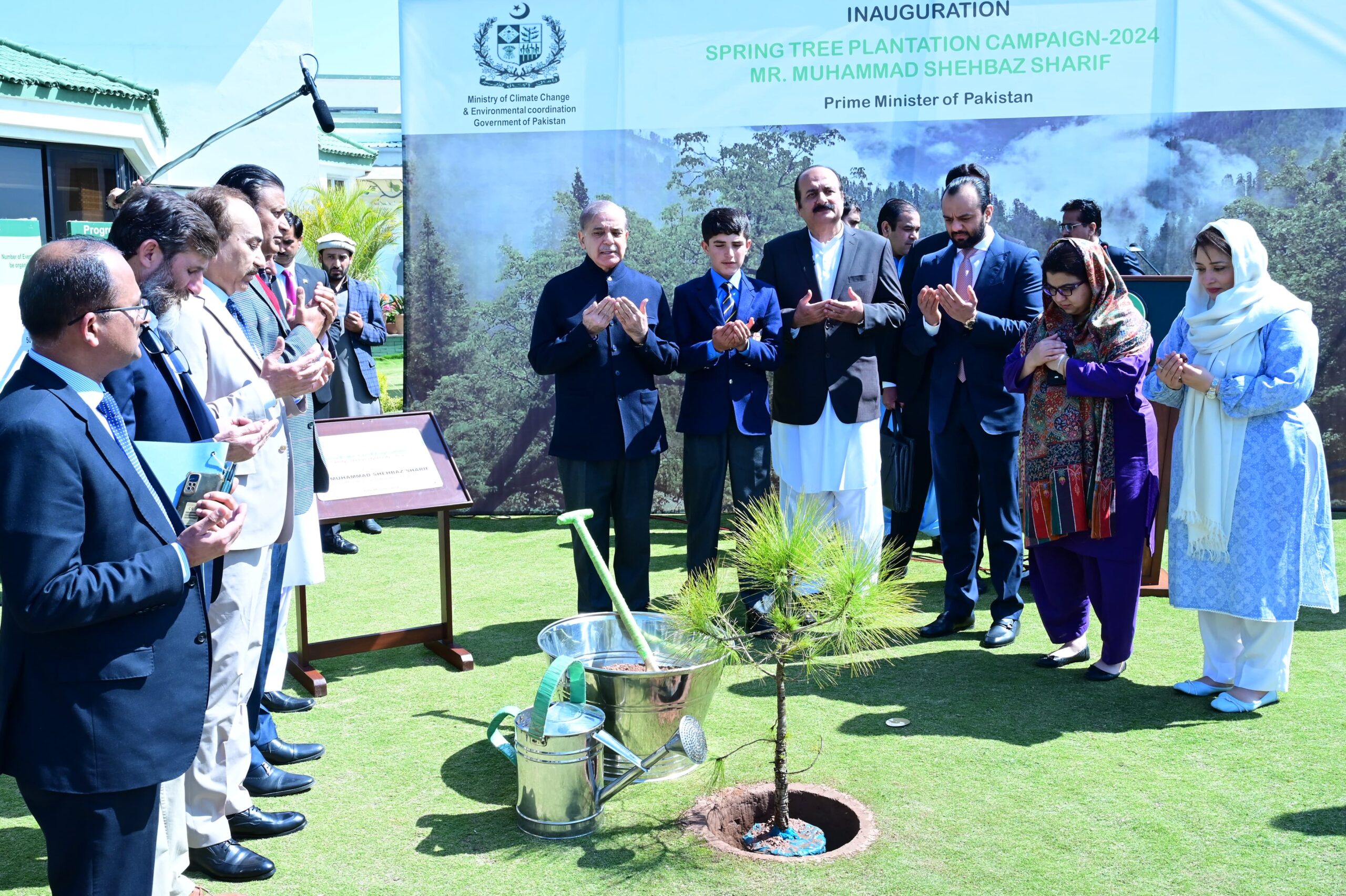 PM kicks off spring plantation drive, vows to save country from climate change risks