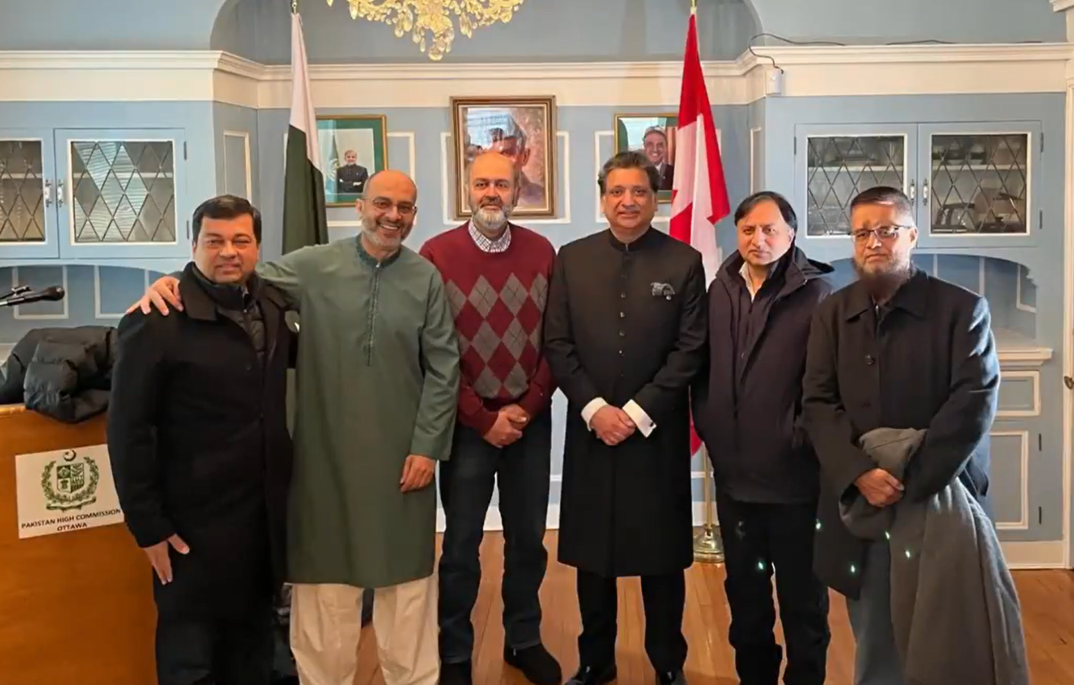 Flag-hoisting ceremonies held in Pakistan's Canada high commission, consulates