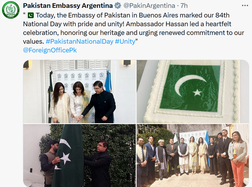 Embassies celebrate Pakistan Day across the world