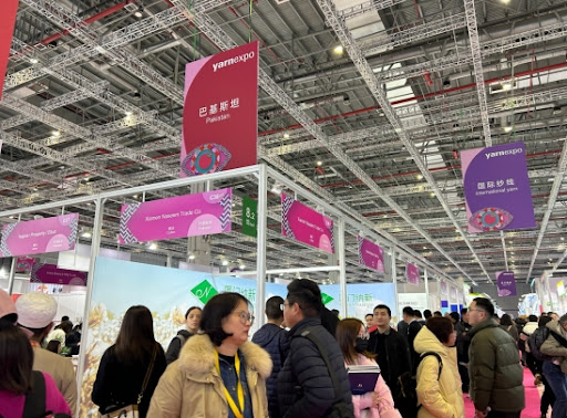 Yarn Expo in Shanghai