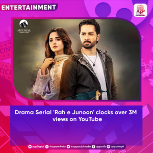 Drama Serial 'Rah e Junoon' clocks over 3M views on YouTube