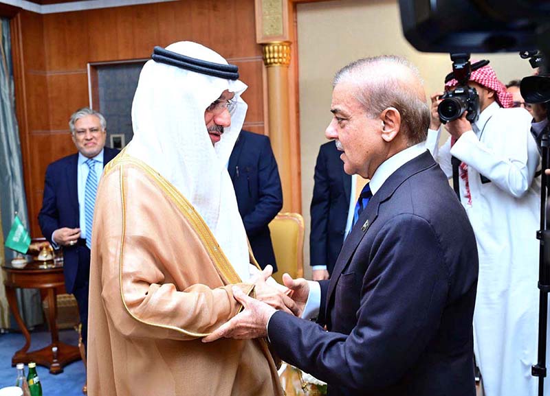 President of Islamic Development Bank Dr. Muhammad Sulaiman Al Jasser calls on Prime Minister Muhammad Shehbaz Sharif