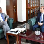 H.E. WADA Mitsuhiro, Ambassador of Japan to Pakistan paid a courtesy call to Minister for Law and Justice Senator Azam Nazeer Tarar.