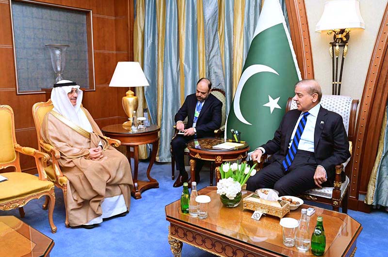 President of Islamic Development Bank Dr. Muhammad Sulaiman Al Jasser calls on Prime Minister Muhammad Shehbaz Sharif