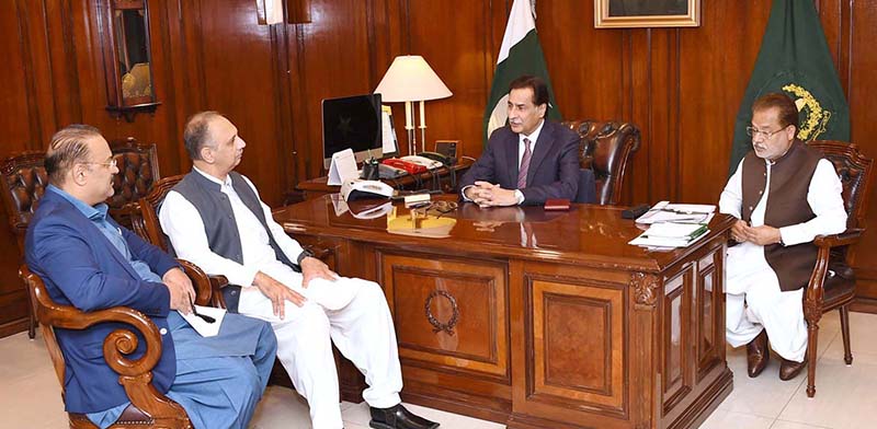 Speaker National Assembly Sardar Ayaz Sadiq met with Leaders of Opposition Parties in National Assembly at Parliament House.