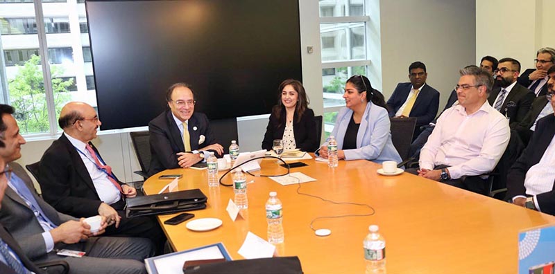 Federal Minister for Finance and Revenue, Muhammad Aurangzeb met with Pakistan Staff Association of World Bank-IMF