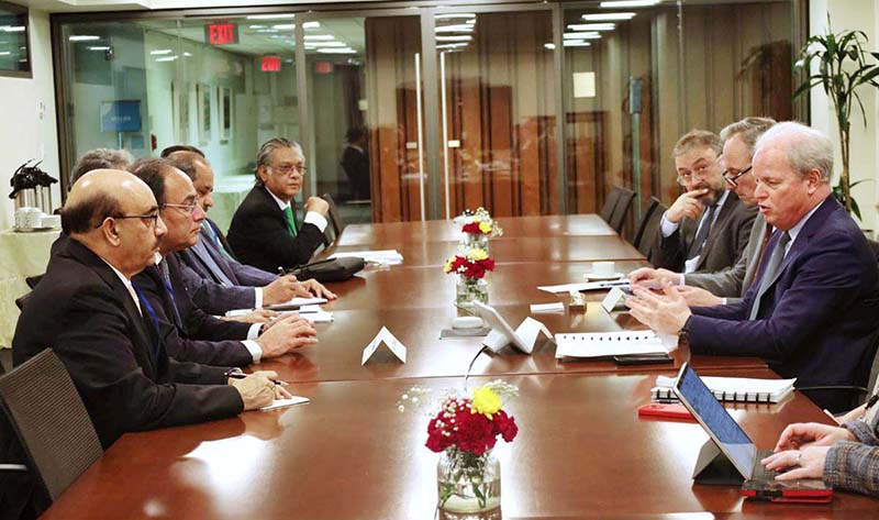 Finance Minister, Muhammad Aurangzeb met with Axel Van Trotsenburg, Senior Managing Director, World Bank.