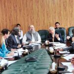 Federal Minister for Industries & Production, Rana Tanveer Hussain chairing a meeting of the Sugar Advisory Board (SAB).