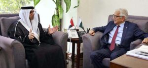 H.E.Hamad Obaid Ibrahim Salem Al Zaabi, Ambassador of the United Arab Emirates (UAE) called on Minister for Defence, Khawaja Muhammad Asif.