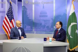 Finance Minister Muhammad Aurangzeb spoke at the Atlantic Council on the “Opportunities and Challenges for the Pakistani Economy through 2024 and Beyond”.