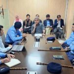 Federal Minister for Interior Mohsin Naqvi chairing a meeting regarding improving Law & order situation and crackdown against criminals in the capital