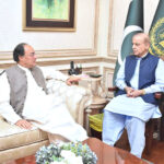 Federal Minister for Finance and Revenue Muhammad Aurangzeb calls on Prime Minister Muhammad Shehbaz Sharif