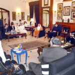 Sindh Chief Minister Syed Murad Ali Shah meets with Consul Generals of different countries to exchange Eid greetings at CM House