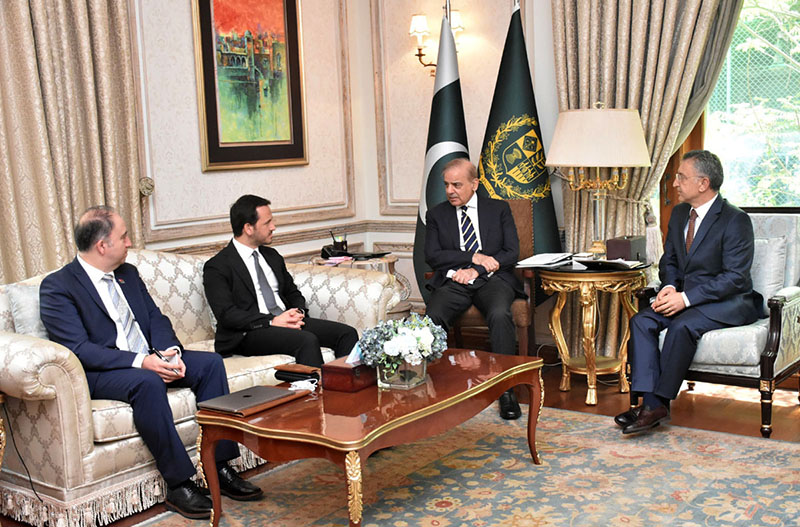 A delegation of Istanbul Grand Airport (IGA) calls on Prime Minister Muhammad Shehbaz Sharif