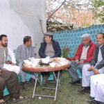 Governor Gilgit-Baltistan Syed Mehdi Shah meets people of different sects on the 2nd day of Eid-ul-Fitr festival at Governor House.