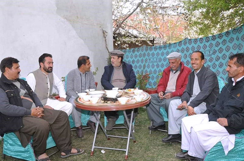 Governor Gilgit-Baltistan Syed Mehdi Shah meets people of different sects on the 2nd day of Eid-ul-Fitr festival at Governor House.