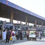 Passengers at General Bus Stand for depart to their hometowns to spend Eid holidays with their families