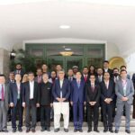 A group photo of Ambassador of Pakistan to China H.E. Mr. Khalil Hashmi with panelists at “Pakistan Professionals and Students Forum “hosted by Pakistan Embassy