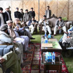 Chief Minister Gilgit-Baltistan Haji Gulbar Khan meeting special persons during his visit