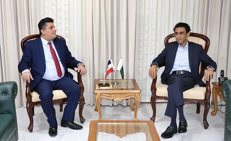 Syrian Ambassador to Pakistan Ramiz Al-Rai called on Federal Minister for Education Dr. Khalid Maqbool Siddiqui.