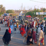A large number of people visiting Safari Park on the second day of Eidul Fitr