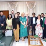 A high level delegation led by Sir Steve Smith (UK International Education Champion), Wendy Alexander (Scottish Higher Education Champion) and British Council Global Director of Education, Maddalaine Ansell called on Federal Minister for Education Dr. Khalid Maqbool Siddiqui. 