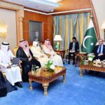 Saudi Minister for Finance H.E. Mohammad Al Jadaan calls on Prime Minister Muhammad Shehbaz Sharif on the sidelines of a Special Meeting of the World Economic Forum