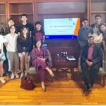 Pakistan's High Commissioner to Singapore, Ms. Rukhsana Afzaal in a group photo with students from the National University of Singapore (NUS), where she delivered a lecture on Pak-Singapore relations