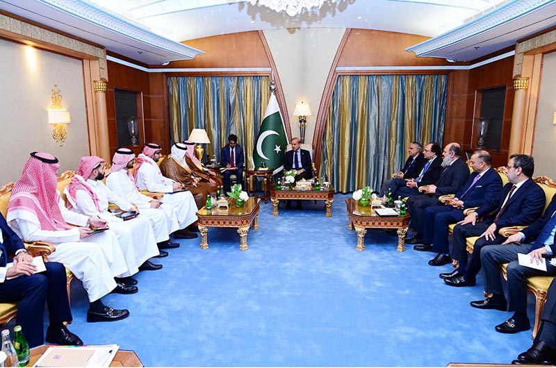 Advisor at the Royal Court and General Secretary of Saudi-Pak Supreme Coordination Council H.E. Mr. Mohammed bin Mazyad Al-Tuwaijri calls on Prime Minister Muhammad Shehbaz Sharif.