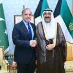 Prime Minister Muhammad Shehbaz Sharif meets the Amir of Kuwait His Highness Sheikh Meshal Al-Ahmad Al-Jaber Al- Sabah on the sidelines of a special meeting of the World Economic Forum