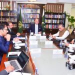 Federal Minister for Finance and Revenue Senator Muhammad Aurangzeb held a meeting of the Steering Committee on FBR digitalization