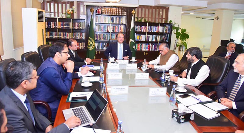 Federal Minister for Finance and Revenue Senator Muhammad Aurangzeb held a meeting of the Steering Committee on FBR digitalization