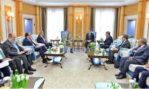 Prime Minister Muhammad Shehbaz Sharif meets with Prime Minister of Malaysia H.E. Anwar Ibrahim.