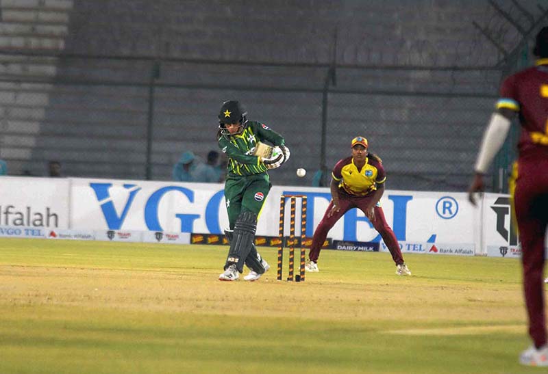 A view of 2nd T20I match between Pakistan Women’s Cricket Team and West Indies Women’s Cricket Team at National Bank Stadium