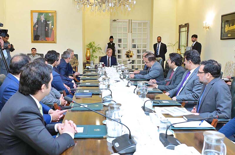 A delegation of Turkish investors calls on Prime Minister Muhammad Shehbaz Sharif