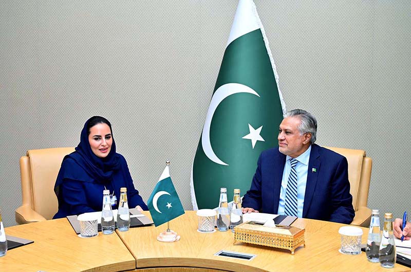 Deputy Prime Minister and Foreign Minister Mohammad Ishaq Dar meets the Secretary- General of the Digital Cooperation Organization (DCO) Deemah Al Yahya
