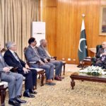 A delegation of Pakistan National Heart Association (PANAH), led by its President, Major General (Retd) Masud-ur-Rehman called on President Asif Ali Zardari at Aiwan-e-Sadr.
