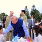 Prime Minister Muhammad Shehbaz Sharif meets orphans and differently abled children at an Iftar organized for them.