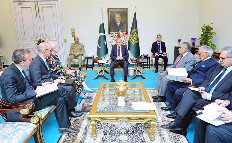 Ambassador of the European Union, Riina Kionka calls on Prime Minister Muhammad Shehbaz Sharif