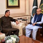 Leader of Pakistan Muslim League (N) Mr. Nasir Iqbal Bosal calls on Prime Minister Muham Shehbaz Sharif.