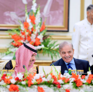 Prime Minister Muhammad Shehbaz Sharif hosted a banquet in honour of Foreign Minister of the Kingdom of Saudi Arabia H.H. Prince Faisal bin Farhan Al Saud and the accompanying Saudi delegation.