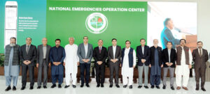 Group Photo of Islamabad Chamber of Commerce delegation during their visit to National Emergencies Operation Center (NEOC) at NDMA HQs.